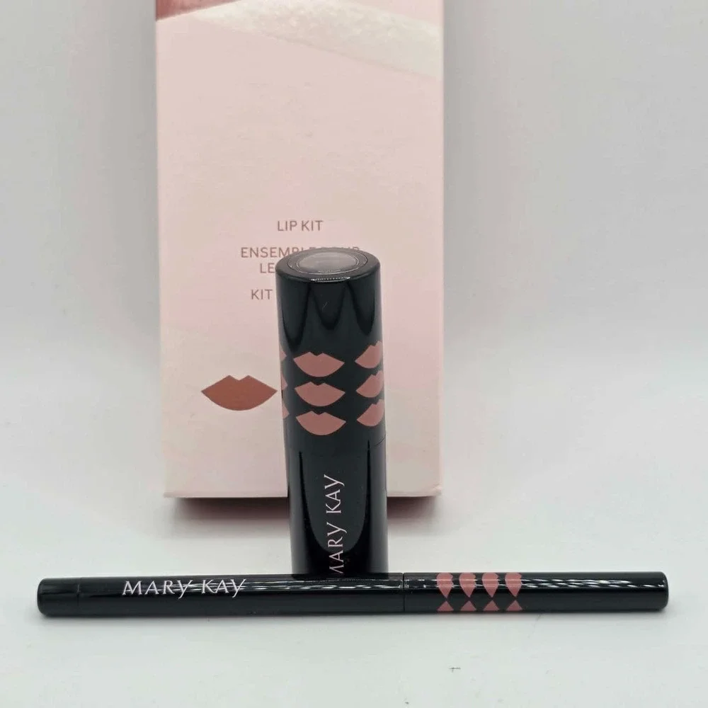 Mary Kay Lip Kit Set Lip Liner & Lipstick Nude New Limited Edition Discontinued